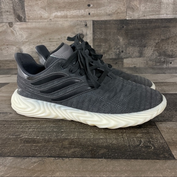 adidas Shoes | Adidas Sobakov Carbon Core Black Cloud White Suede Sneakers  Bd7563 | Poshmark